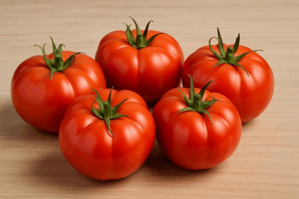 Alanya’da geleneksel yöntemlerle yetişen 1 kg Köy Domatesi, gerçek lezzeti ve besin zenginliğiyle avokadom.com güvencesiyle sofranızda.