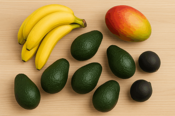 Mangolu Hass Paketi; mango, Hass avokado, yerli muz ve kara limonla tropik lezzet ve sağlıklı beslenmeyi avokadom.com güvencesiyle bir araya getiriyor.