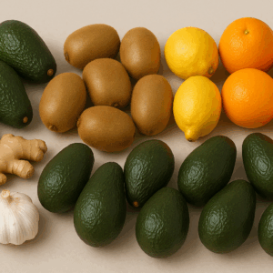 Zencefil, sarımsak, limon, kivi, portakal ve avokado ile hazırlanan Zencefilli Paket, bağışıklığınızı doğal yollarla güçlendirmek için avokadom.com’da!