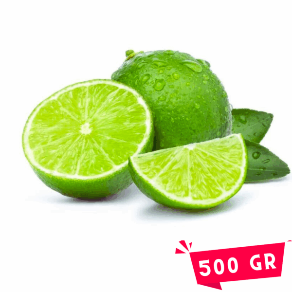 Lime limon 500 gr, yoğun aroması ve C vitamini içeriğiyle içeceklerden yemeklere kadar ferahlatıcı ve sağlıklı bir lezzet kaynağıdır.