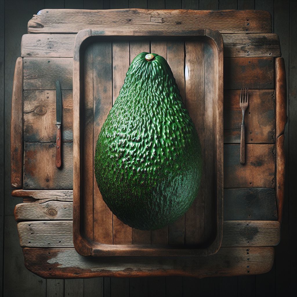 Vegan Büyük Boy Avokado showcasing its vibrant green color and large size.