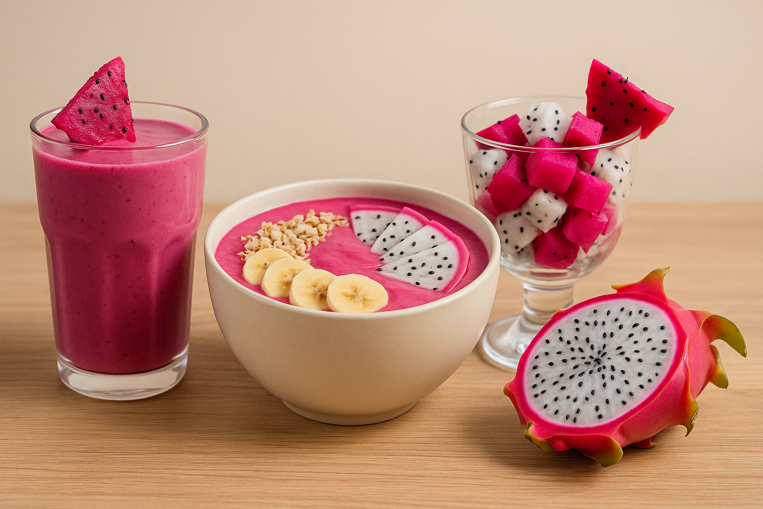 Haber-1020: Alanya'nın doğal ejder meyvesiyle hazırlanan hafif ve şık yoğurtlu tatlı tarifiyle sofralarınıza tropikal bir dokunuş katın.