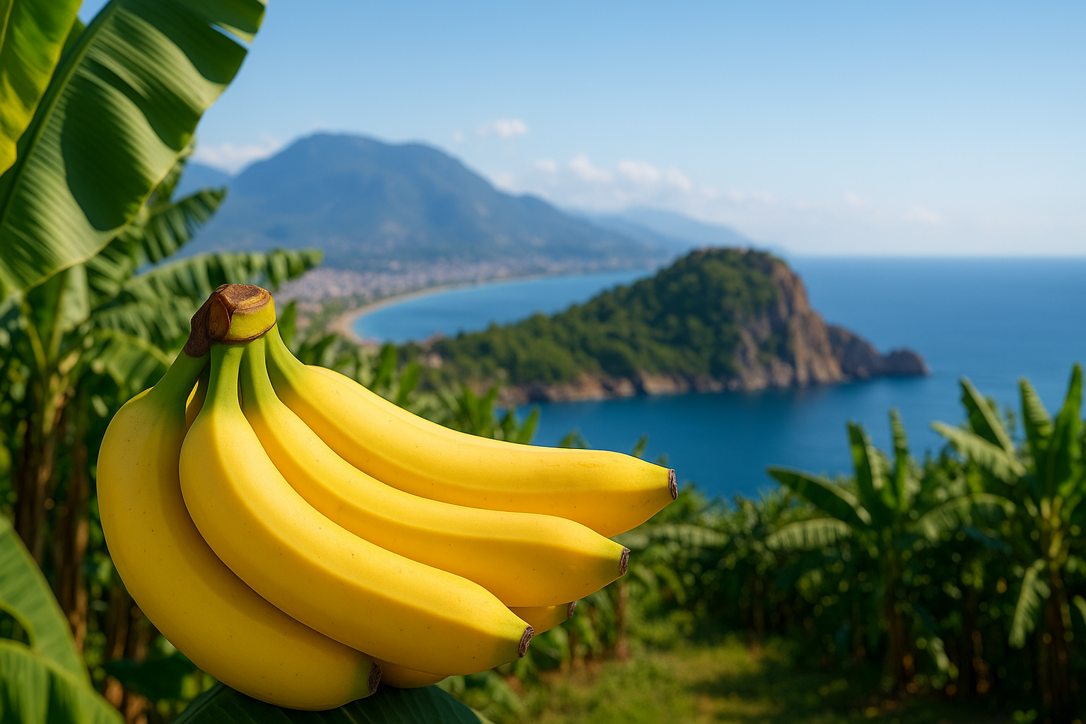 Haber-1041: Alanya’da yetişen muz, tropikal enerjisiyle güne zinde başlamanızı sağlar. Doğal ve güçlü bir başlangıç için birebir!